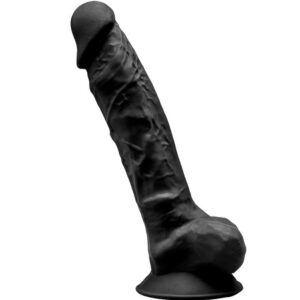 MODEL 1 REALISTIC PENIS PREMIUM SILEXPAN SILICONE BLACK 20 CM