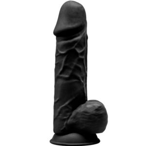MODEL 1 REALISTIC PENIS PREMIUM SILEXPAN SILICONE BLACK 21.5 CM