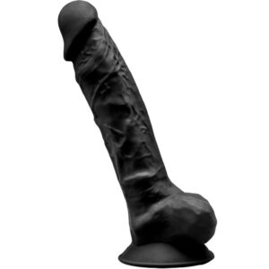 MODEL 1 REALISTIC PENIS PREMIUM SILEXPAN SILICONE BLACK 23 CM