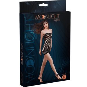 MODEL 17 MESH DRESS BLACK ONE SIZE