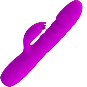 MELANIE PURPLE RECHARGEABLE RABBIT VIBRATOR