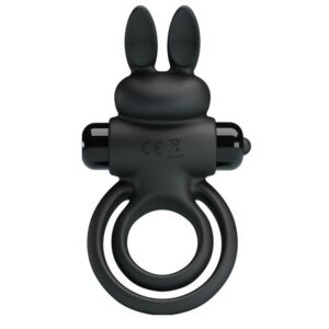 VIBRATOR III RABBIT RING FOR BLACK PENIS