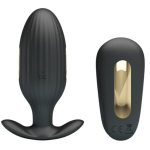 KELLY PLUG ANAL RECHARGEABLE VIBRATOR BLACK