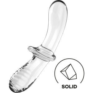 DOUBLE CRYSTAL DILDO TRANSPARENT
