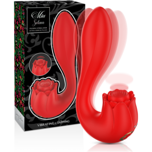 SELENA STIMULATOR VIBRATING + TAPPING RED