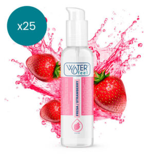 STRAWBERRY WATER BASED LUBRICANT 175 ML PACK 25 UNITS