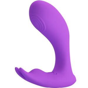 IDABELLE VIBRATION & PULSATION REMOTE CONTROL VIOLET