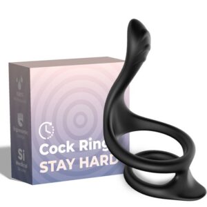 TAIL DOUBLE ANAL RING BLACK