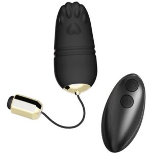 KITTY EGG VIBRATOR G-SPOT REMOTE CONTROL BLACK