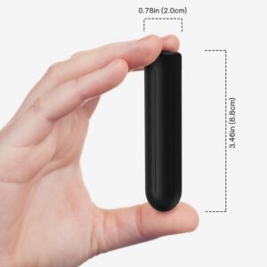 WARHEAD VIBRATOR BULLET BLACK 2 CM x 8.8 CM