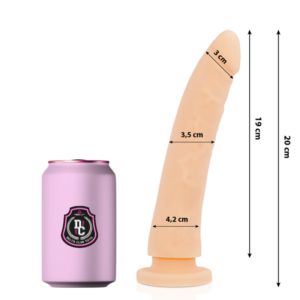TOYS NATURAL DILDO MEDICAL SILICONE 20 CM -O- 4 CM