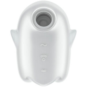 GLOWING GHOST AIR PULSE & VIBRATOR WHITE