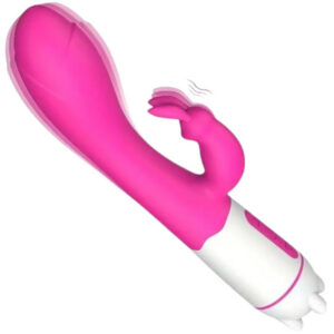 HAPPY VIBRATOR & STIMULATOR RABBIT ROSE