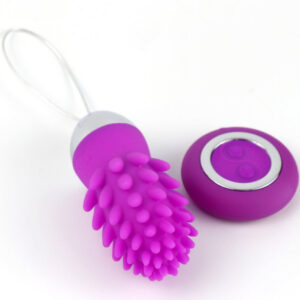 OCTOPUS CACTUS VIBRATING EGG VIOLET REMOTE CONTROL