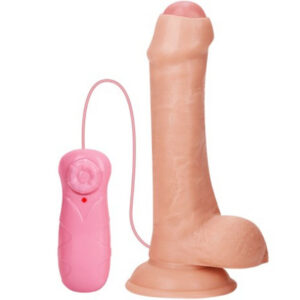 REALISTIC DILDO WITH FORESPUCE 21 CM