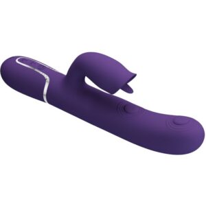 RABBIT VIBRATOR WITH LICKING PURPLE