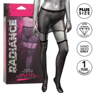RADIANCE GARTER SKIRT THIGH HIGHS PLUS SIZE