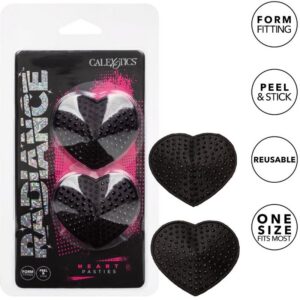 RADIANCE HEART-SHAPED JEWEL NIPPLE SHIELDS