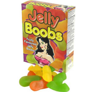 CHEWABLE CANDY IN THE SHAPE OF BREASTS