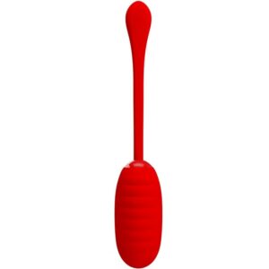 KIRK RECHARGEABLE VIBRATING EGG RED