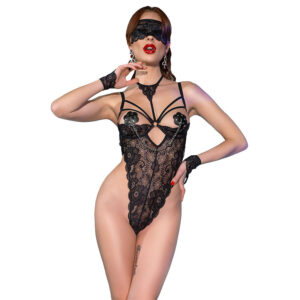 CR 4488 BODYSUIT LACE BLACK L/XL