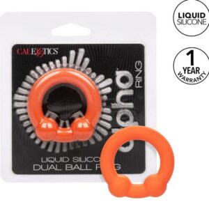 ALPHA DUAL BALL RING ORANGE