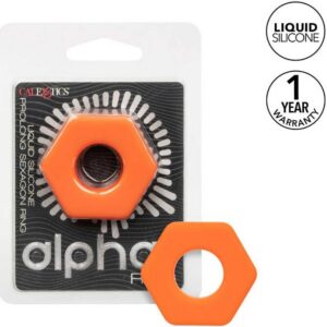 ALPHA PROLONG SEXAGON RING ORANGE