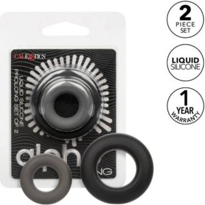 ALPHA PROLONG SET OF 2 RING GREY