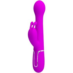 DEJON RABBIT VIBRATOR 3 IN 1 MULTIFUNCTION VIOLET