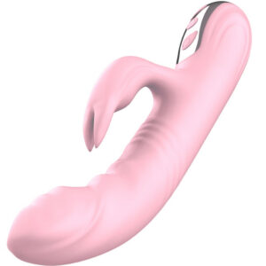 FULLY FINGER RABBIT VIBRATOR PINK HEAT EFFECT