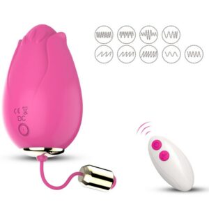 MANDALA EGG VIBRATOR G-SPOT REMOTE CONTROL FUCHSIA