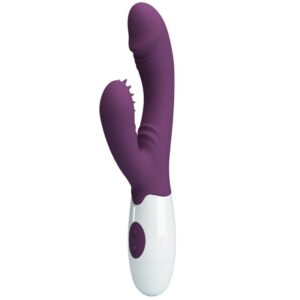 ANDRE RABBIT VIBRATOR & G-POINT STIMULATOR PURPLE