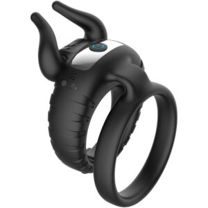 BULL'S PASION RING VIBRATOR 10 SPEEDS BLACK