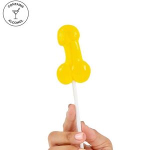 COCK LOLLIPOP WITH ALCOHOL PINEAPPLE COLADA