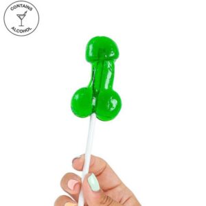 COCK LOLLIPOP WITH ALCOHOL MOJITO