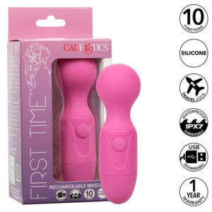 FIRST TIME RECHARGEABLE MASSAGER 10 VIBRATIONS PINK