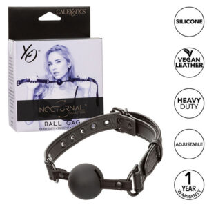 NOCTURNAL BALL GAG SILICONE BLACK