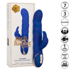 JACK RABBIT VIBRATOR WAVE MOTION BLUE