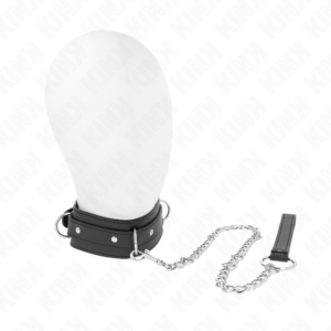 NECKLACE WITH LEASH 65 CM 3 RING MODEL 1 ADJUSTABLE 38-49 CM X 5 CM