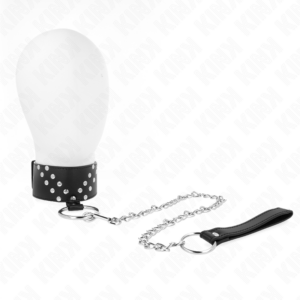 NECKLACE WITH BELT 65 CM WITH V RIVET ADJUSTABLE 36-43 CM X 5 CM