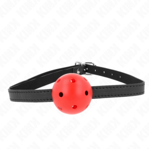 SIMPLICITY RED BREATHABLE 4.5 CM BALL GAG 62 x 1.5 CM