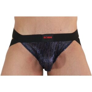 006 JOCK SHINY BLUE / BLACK S