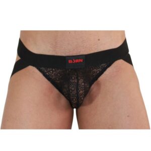 005 JOCK LINGERIE BLACK XL