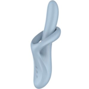 HEAT FLEX 4 HEAT EFFECT VIBRATOR 12 VIBRATIONS BLUE