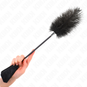 OSTRICH FEATHERS FOR TICKLE WITH LACE PALLET 56 CM