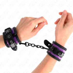 NEOPRENE WRIST RESTRAINTS LIGHT PURPLE AJUSTABLE 21-28 CM X 5 CM