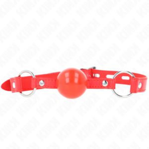 TPE BALL 4 CM GAG WITH ROJO LOCK 60 x 2 CM