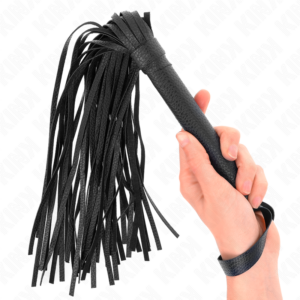 DARK BLUE BEAD WHIP 43.5 CM