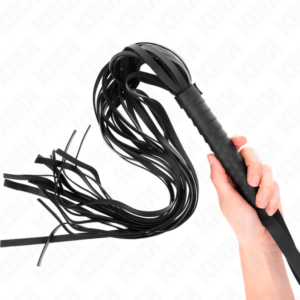 NEGRO SHORT HANDLE LONG TAIL WHIP 70 CM