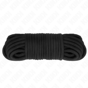 COTTON ROPE 20 METER BLACK